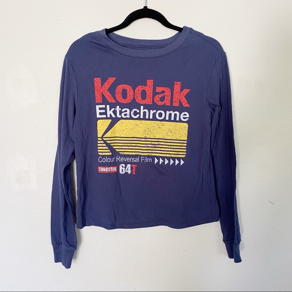 2/$10 New Kodak Navy Blue T-shirt Medium